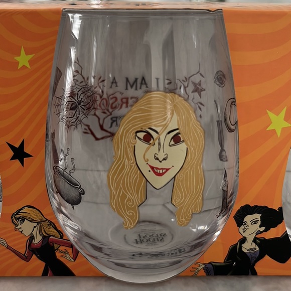 Disney Hocus Pocus Set of 4 Stemless Glasses NWT - Picture 5 of 11